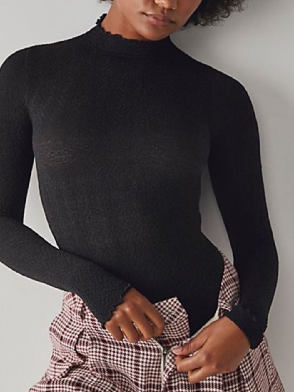 Mara mock neck bodysuit by Intimately Free People in size XS/S